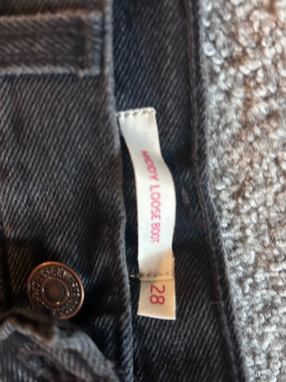 Levi's Black Wash Flare Jeans